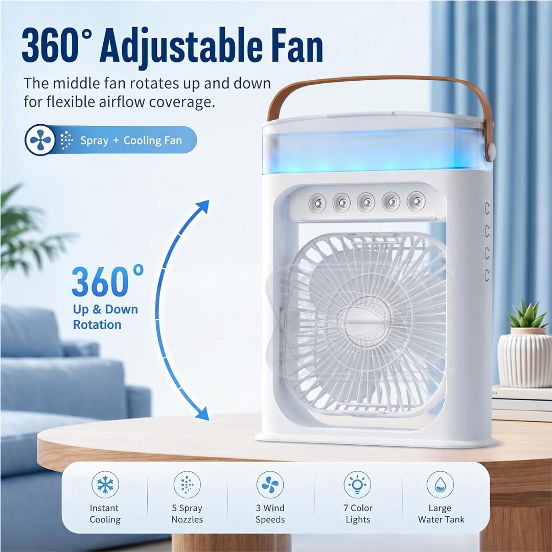 Climatizador personal portátil 4 en 1⭐