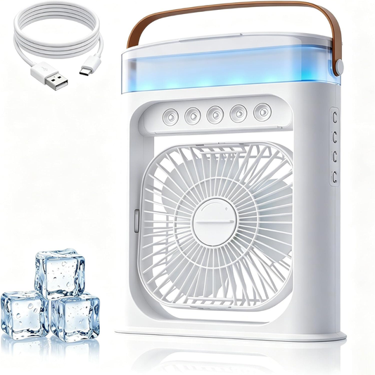 Climatizador personal portátil 4 en 1 ❄️