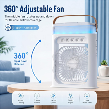 Climatizador personal portátil 4 en 1⭐